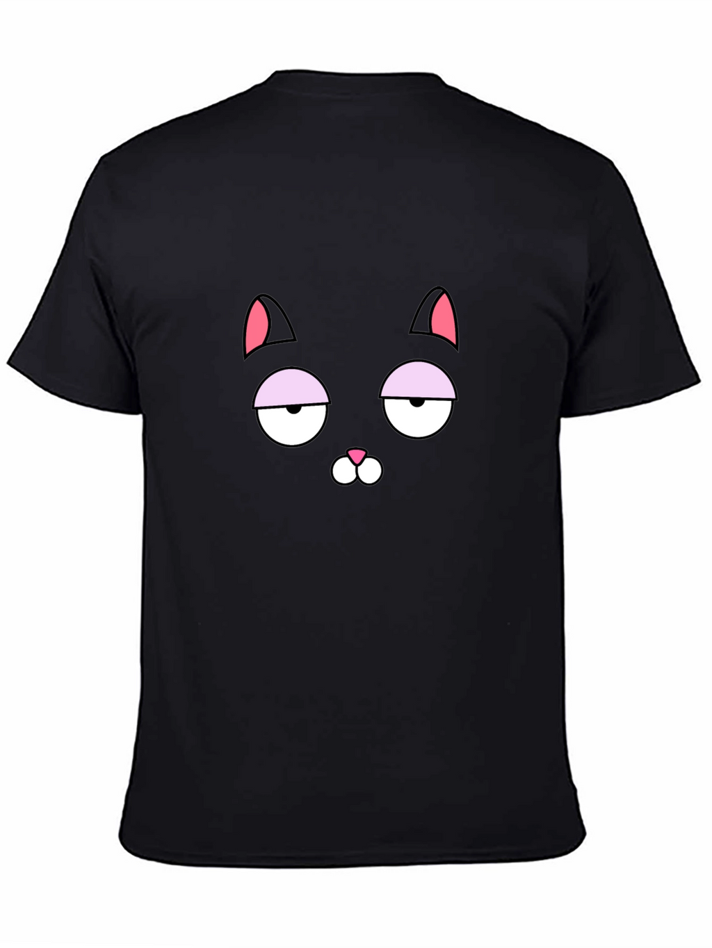 Sarcastic Black Cat Graphic Tee - Unisex