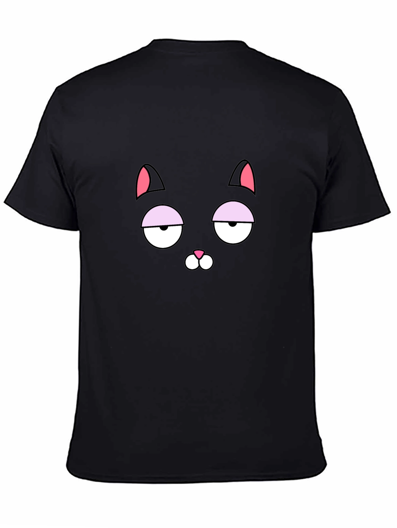 Sarcastic Black Cat Graphic Tee - Unisex