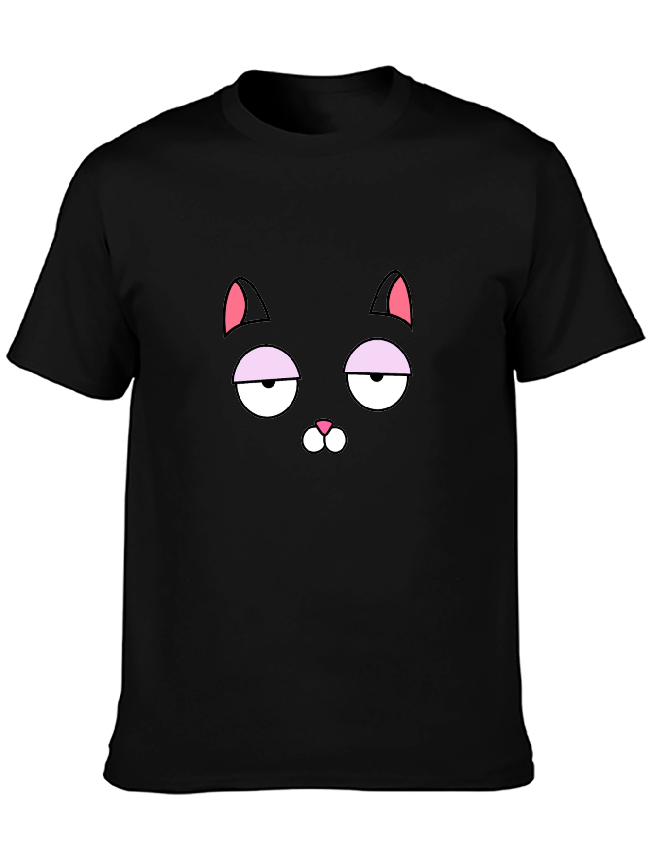 Sarcastic Black Cat Graphic Tee - Unisex