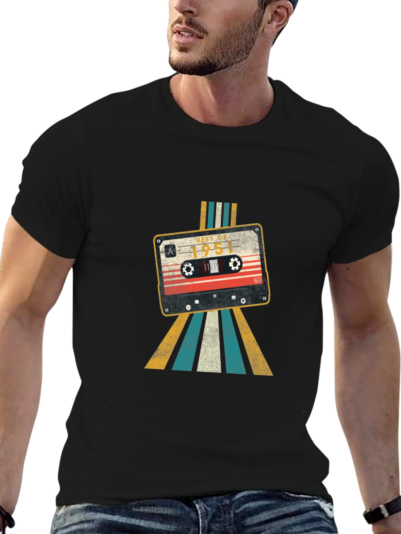 Retro Cassette Tape T-Shirt - Vintage Style