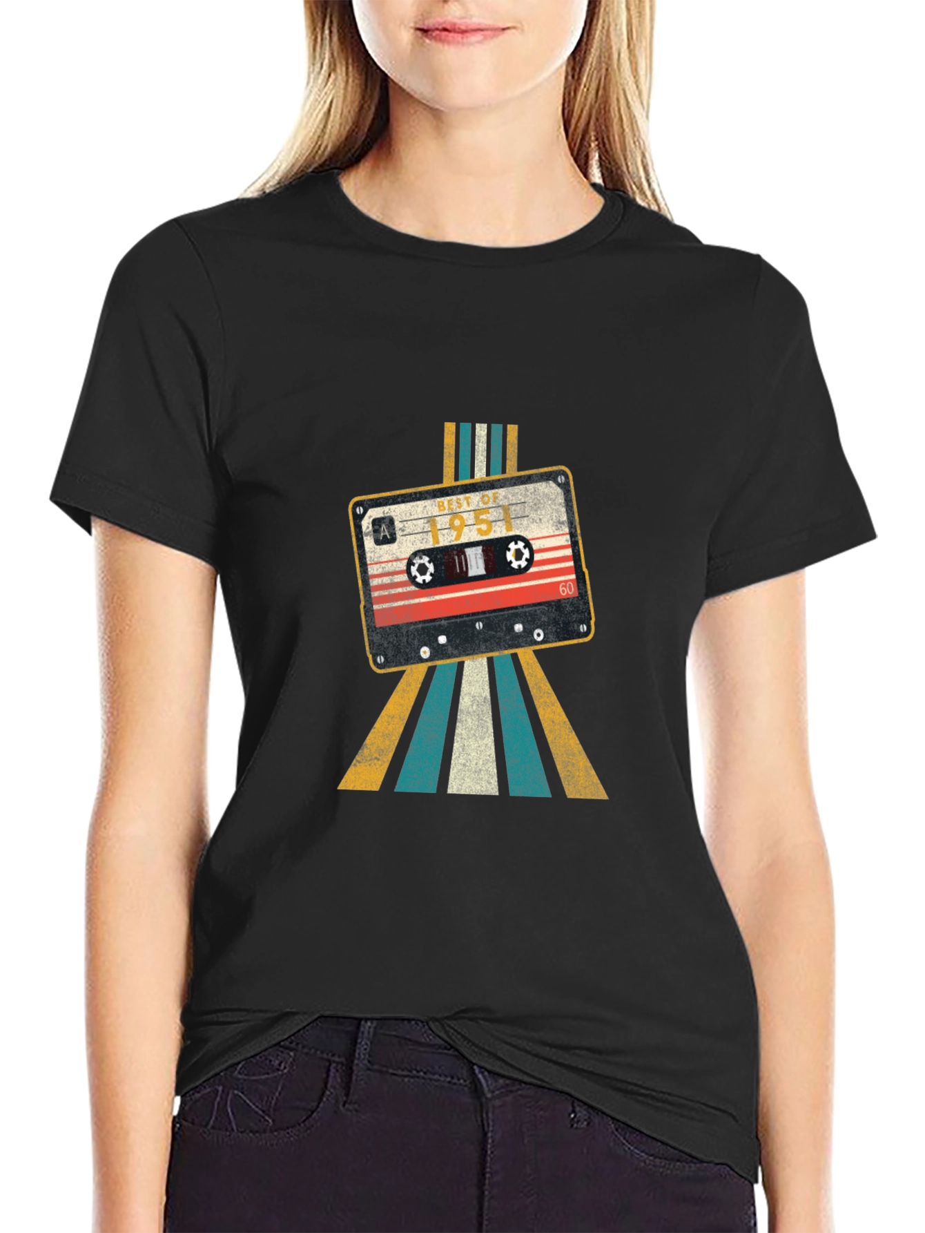 Retro Cassette Tape T-Shirt - Vintage Style