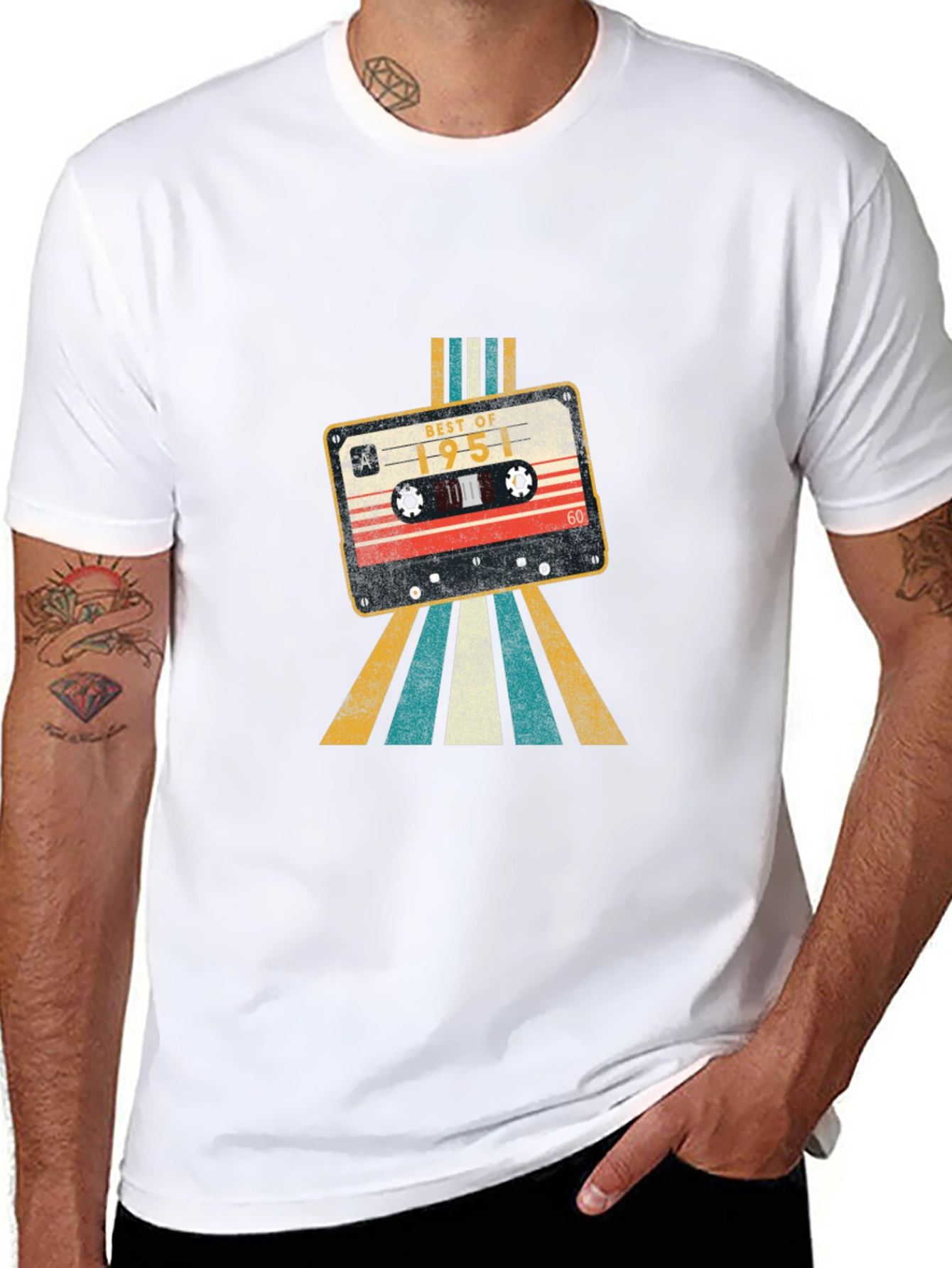 Retro Cassette Tape T-Shirt - Vintage Style