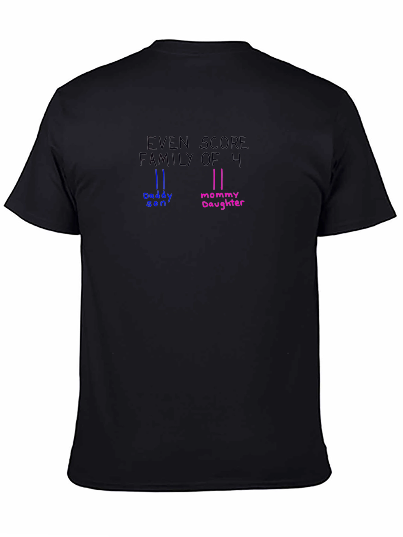 Even Score Family of 4 Crewneck T-Shirt