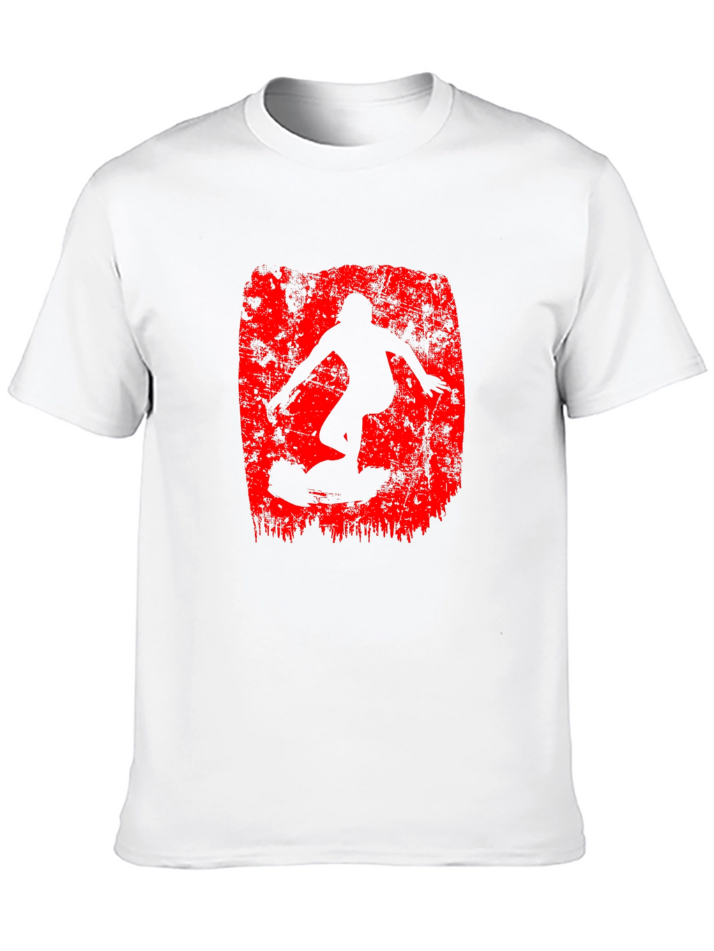 Surfer Graphic Black T-Shirt - Ride the Wave!