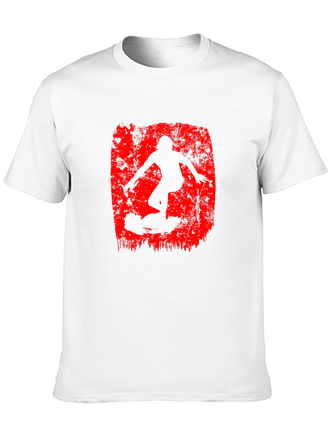 Surfer Graphic Black T-Shirt - Ride the Wave!