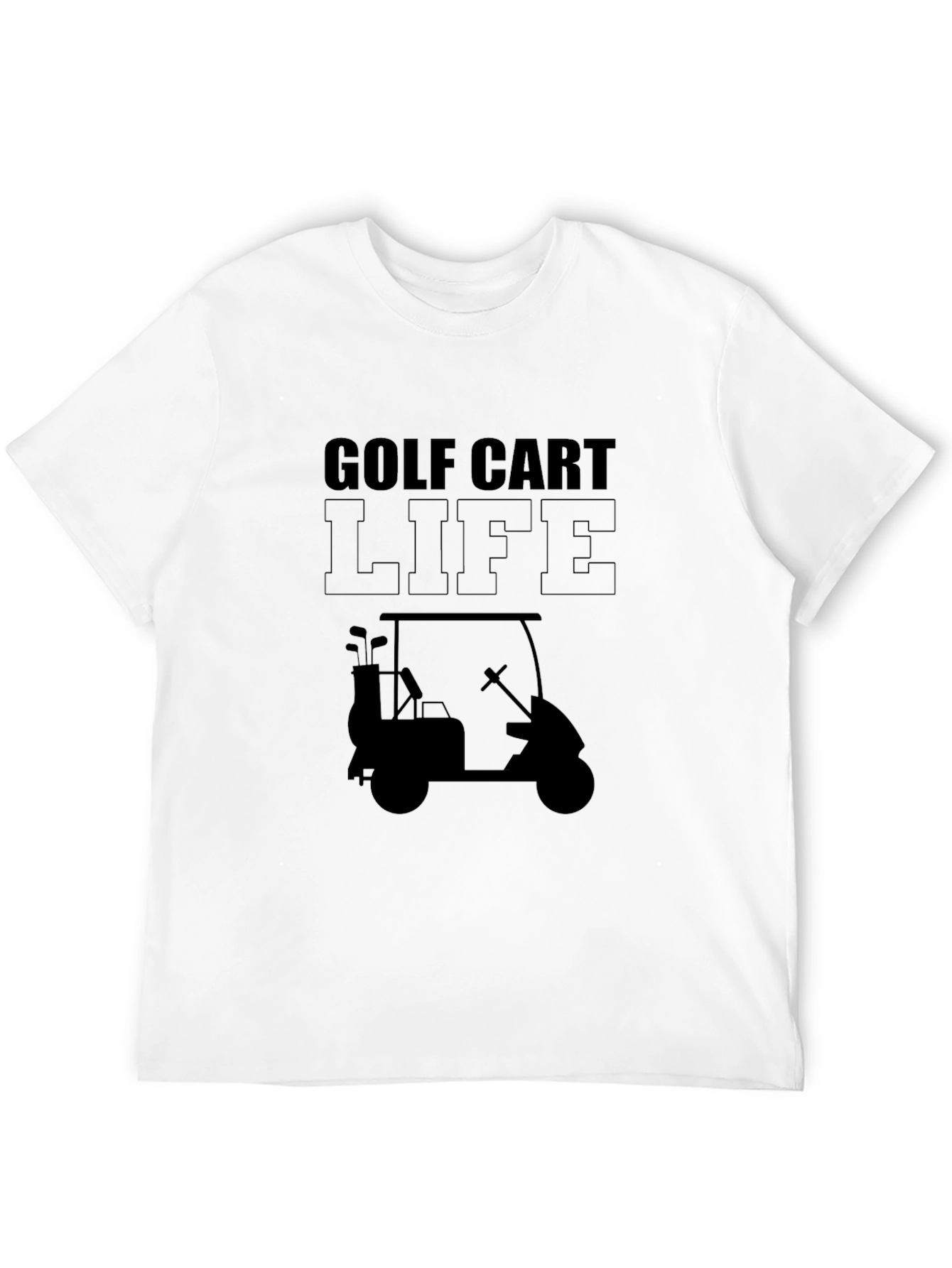 Golf Cart Life Graphic T-Shirt