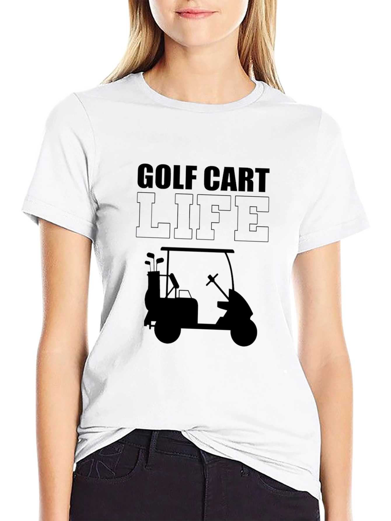 Golf Cart Life Graphic T-Shirt