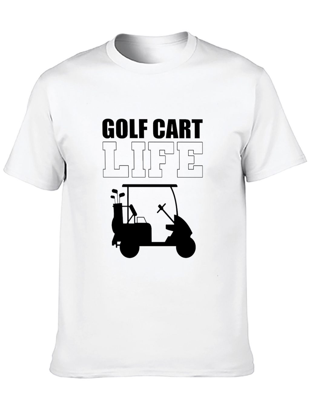 Golf Cart Life Graphic T-Shirt