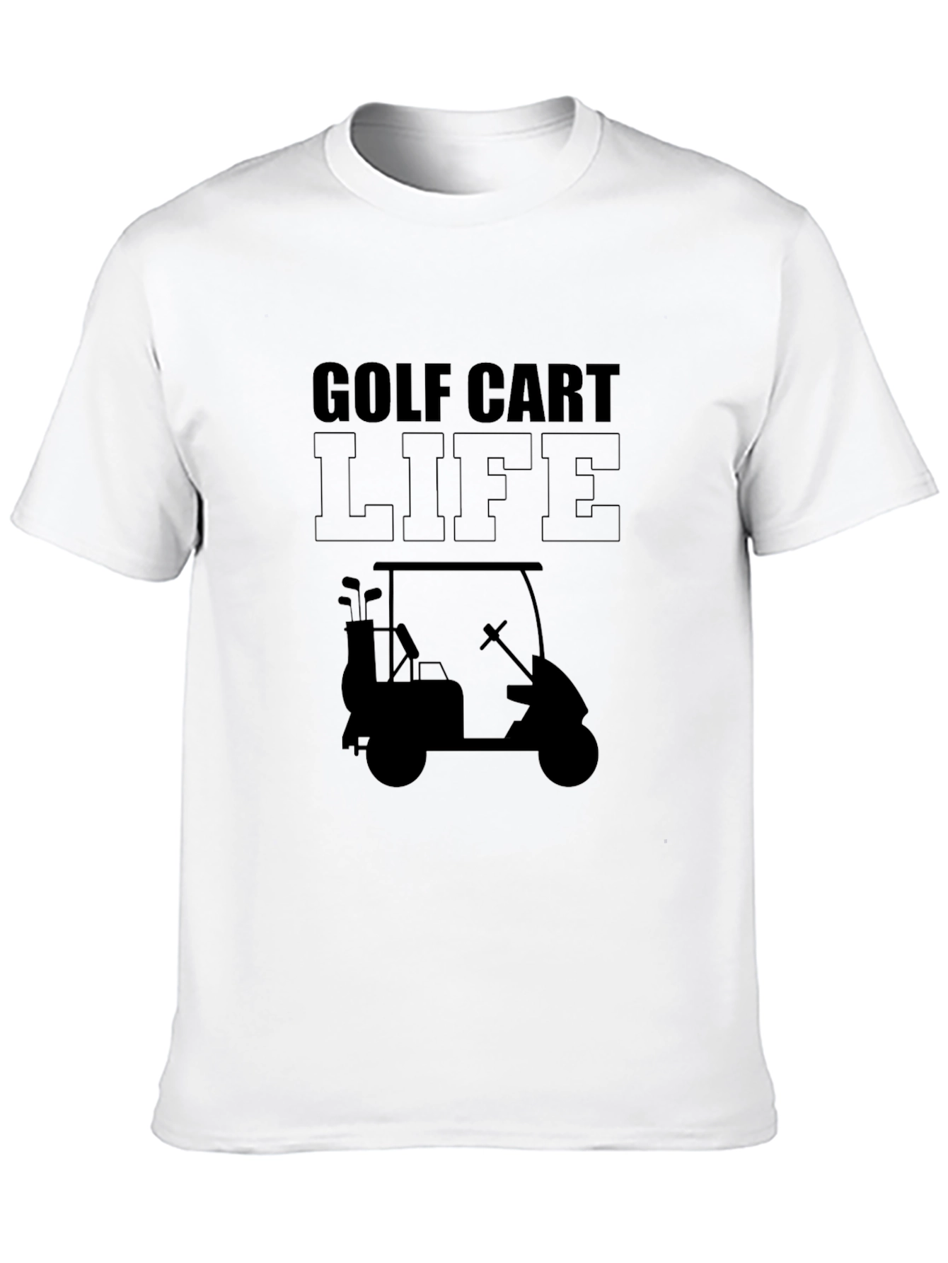 Golf Cart Life Graphic T-Shirt