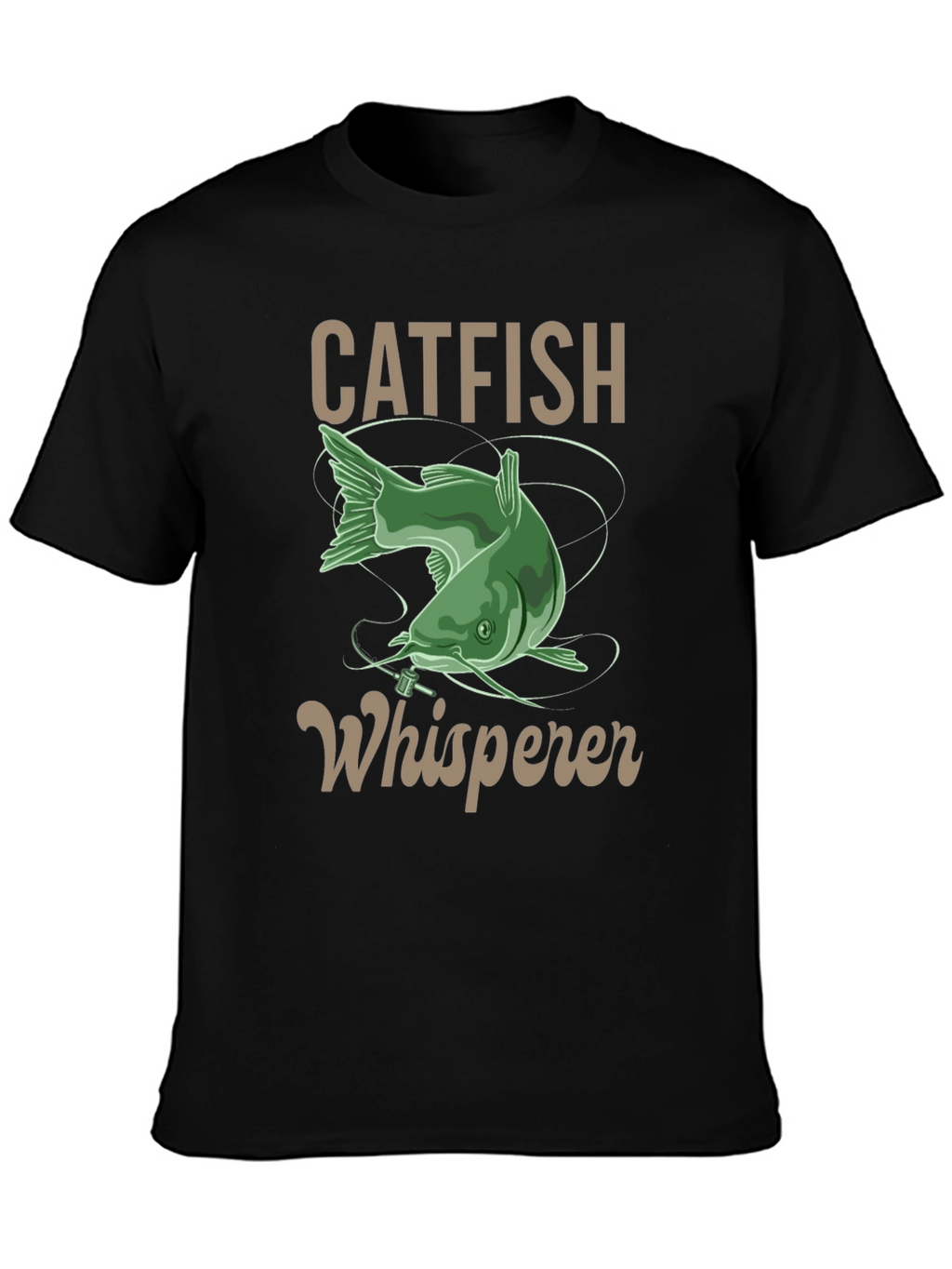 Catfish Whisperer Graphic T-Shirt - Fishing Lover Gift