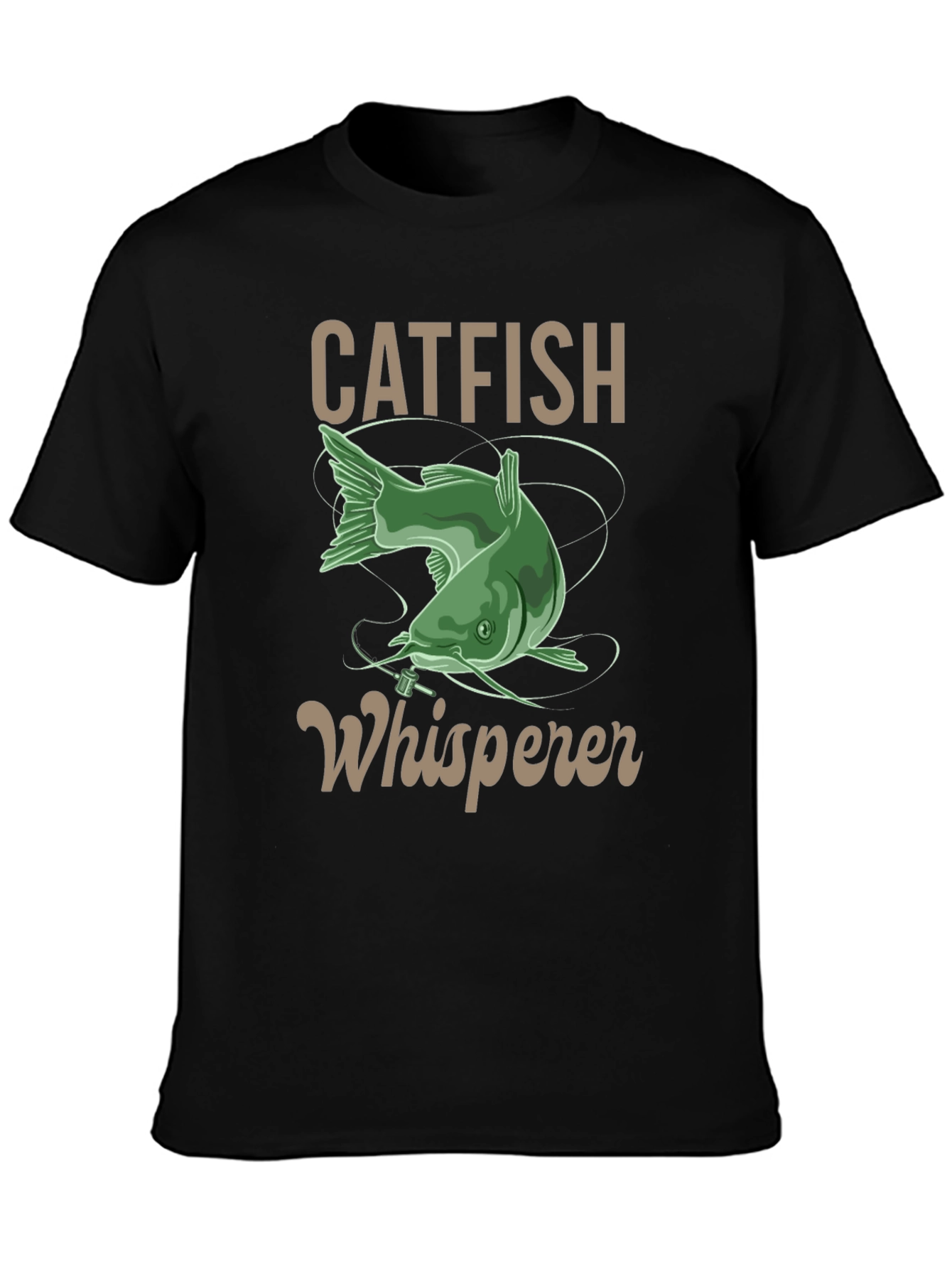 Catfish Whisperer Graphic T-Shirt - Fishing Lover Gift