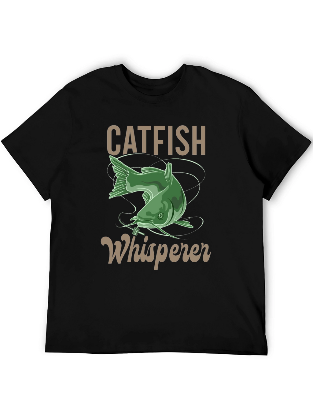 Catfish Whisperer Graphic T-Shirt - Fishing Lover Gift