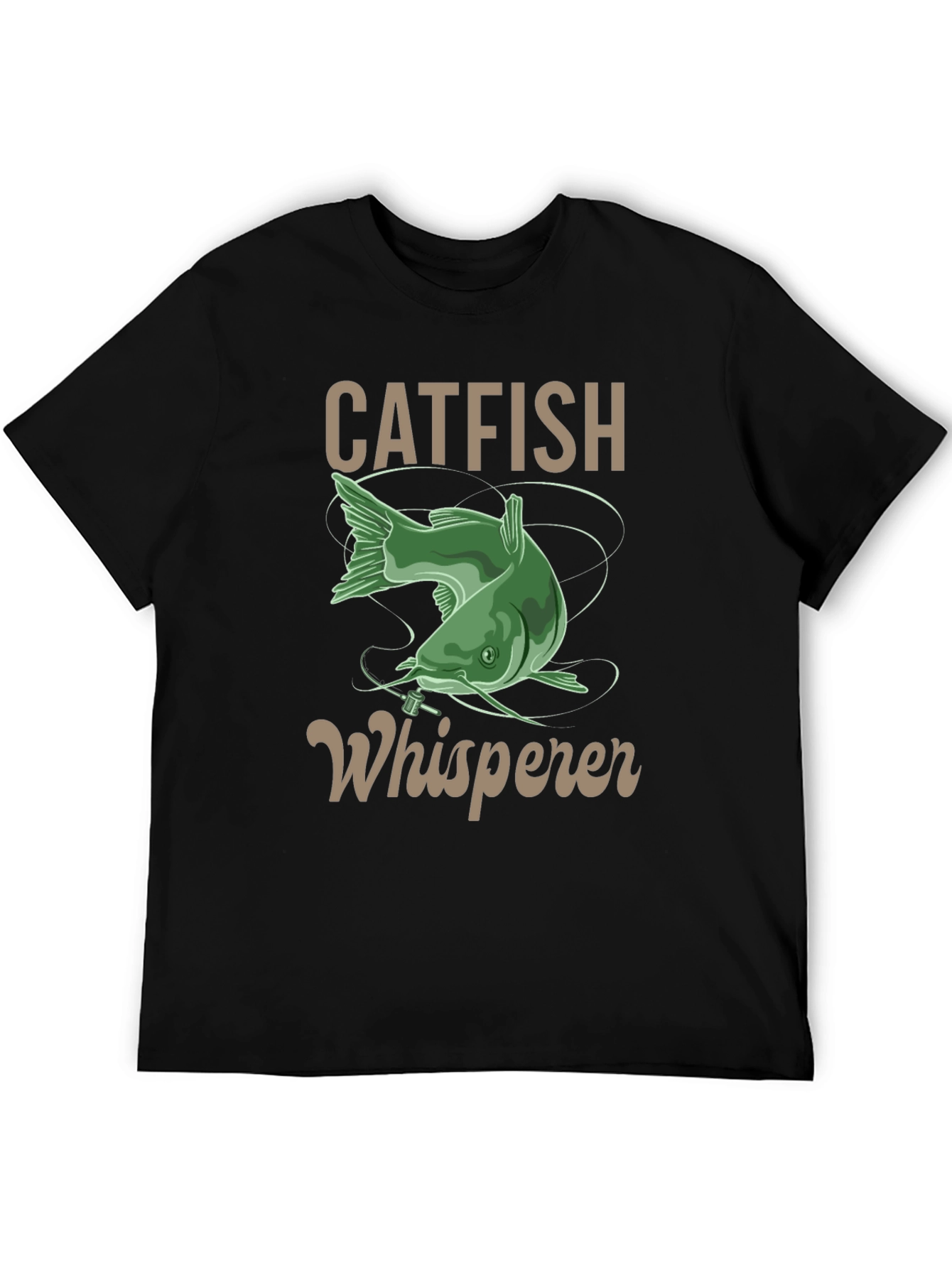 Catfish Whisperer Graphic T-Shirt - Fishing Lover Gift