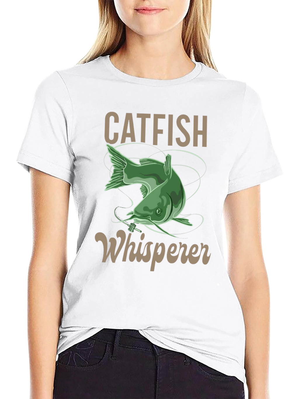 Catfish Whisperer Graphic T-Shirt - Fishing Lover Gift