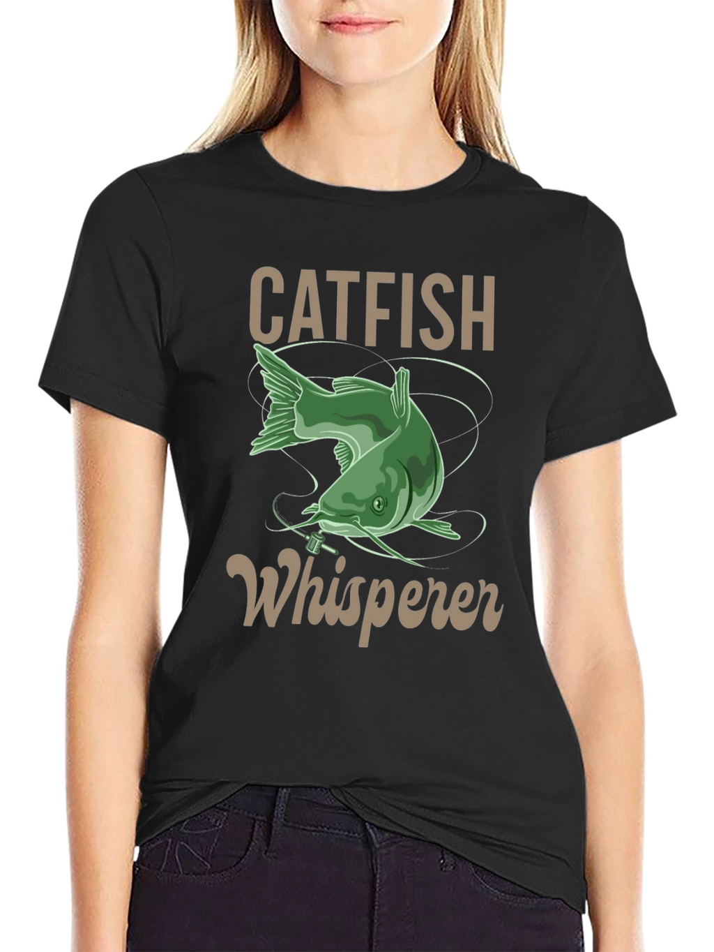 Catfish Whisperer Graphic T-Shirt - Fishing Lover Gift