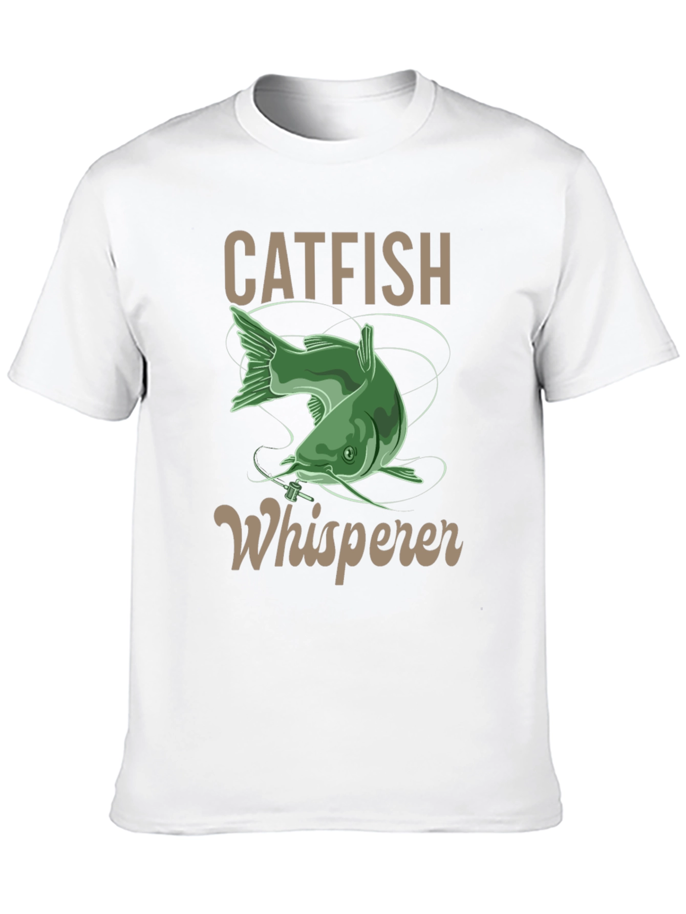 Catfish Whisperer Graphic T-Shirt - Fishing Lover Gift