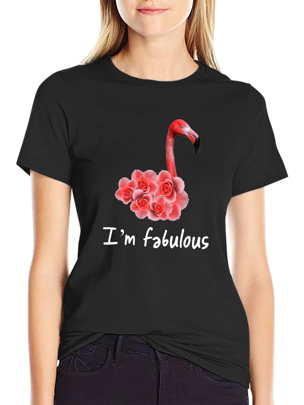 Fabulous Flamingo Rose T-Shirt