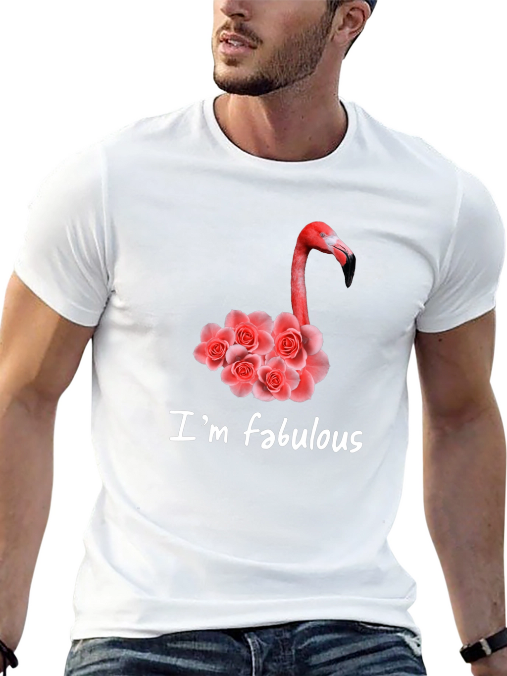 Fabulous Flamingo Rose T-Shirt