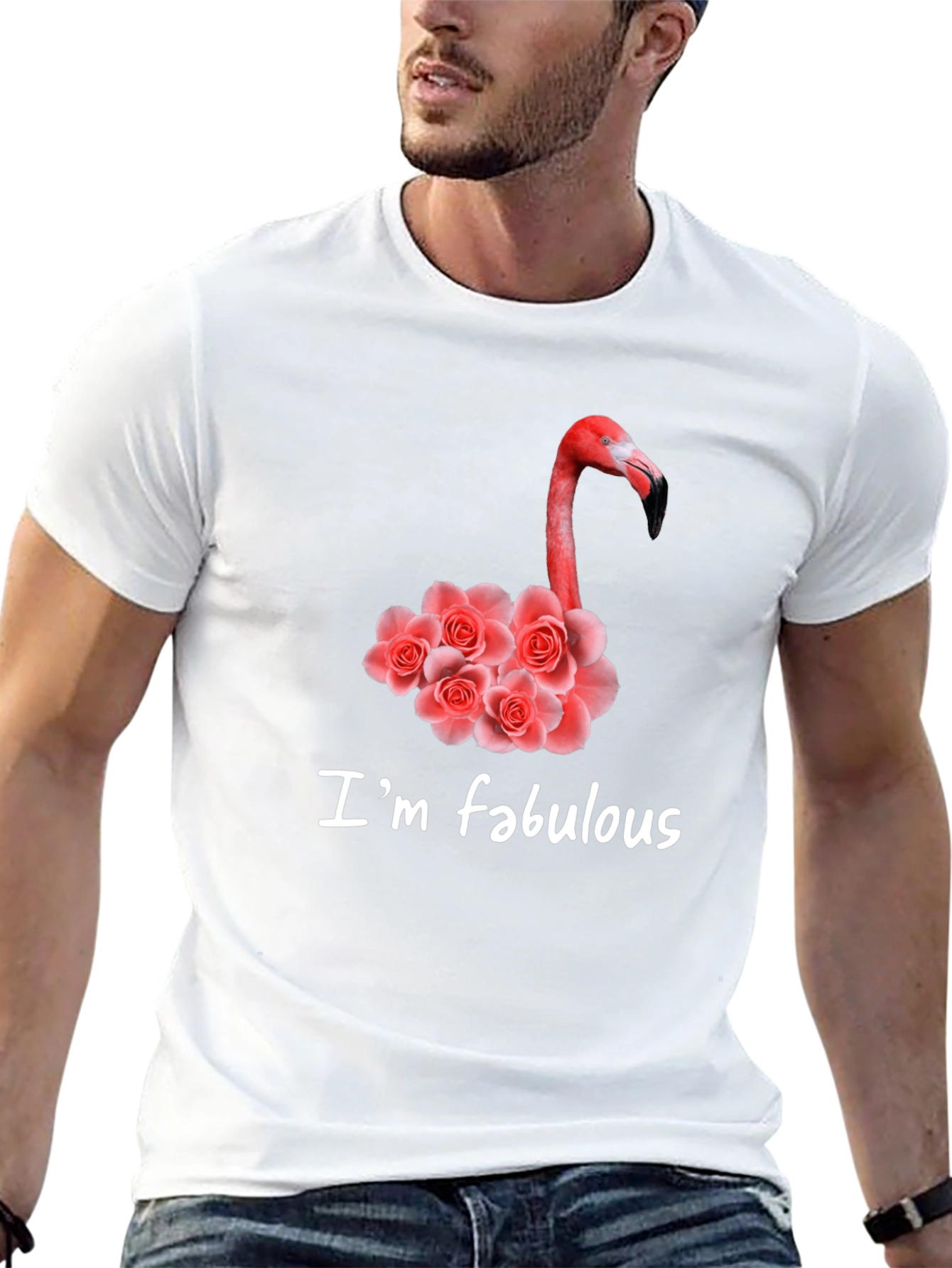 Fabulous Flamingo Rose T-Shirt