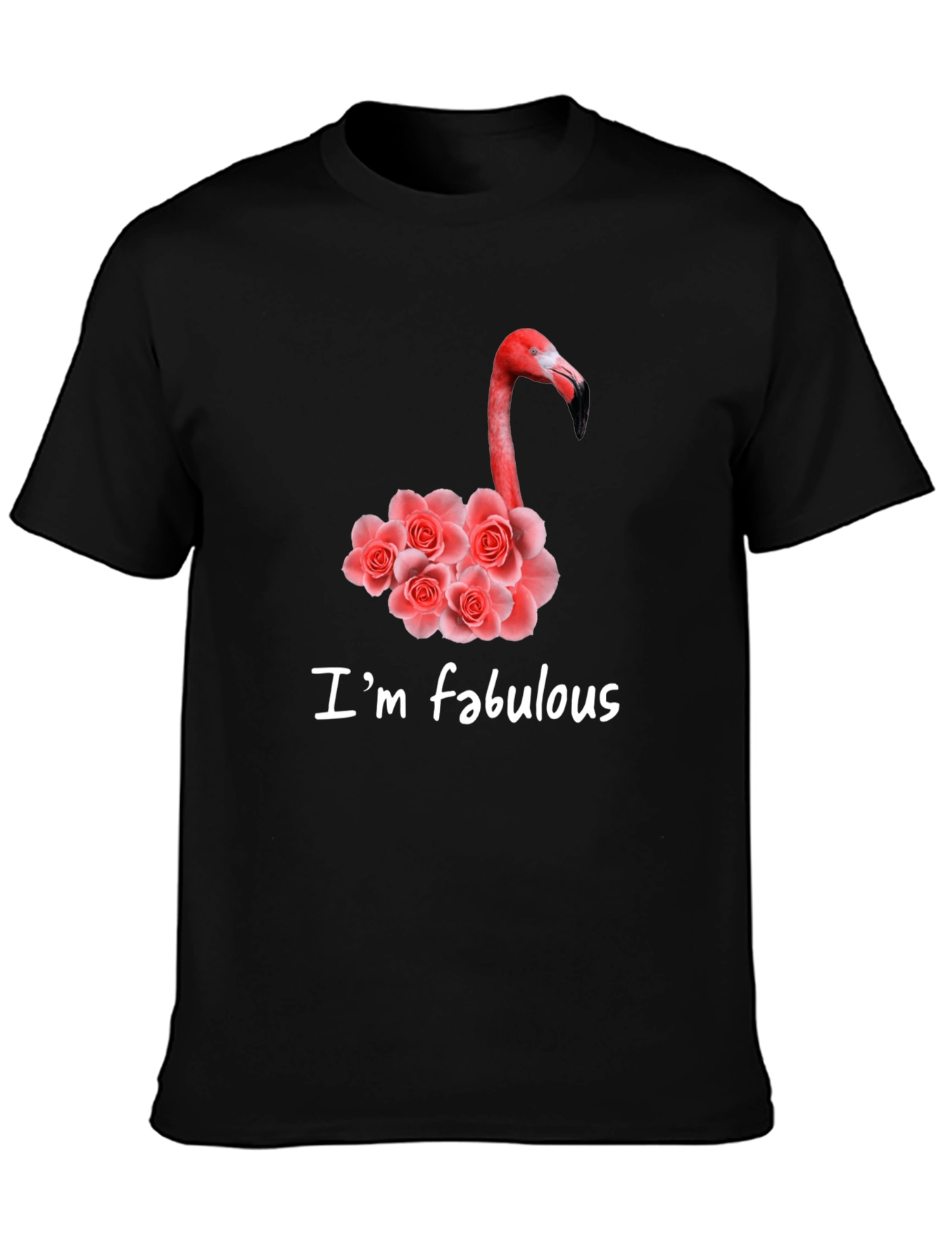 Fabulous Flamingo Rose T-Shirt