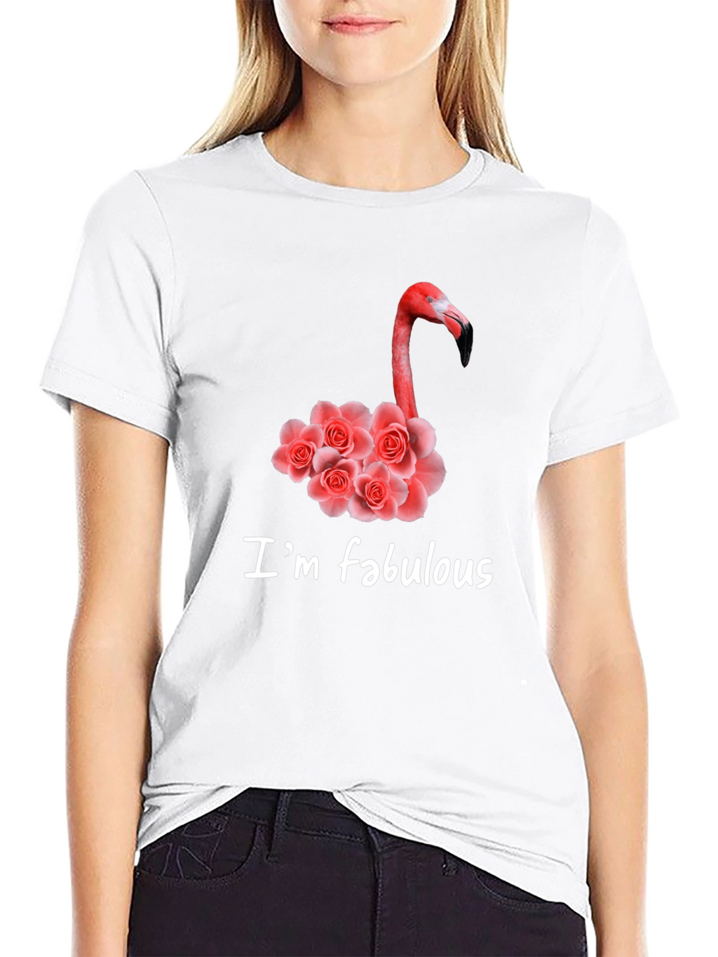 Fabulous Flamingo Rose T-Shirt