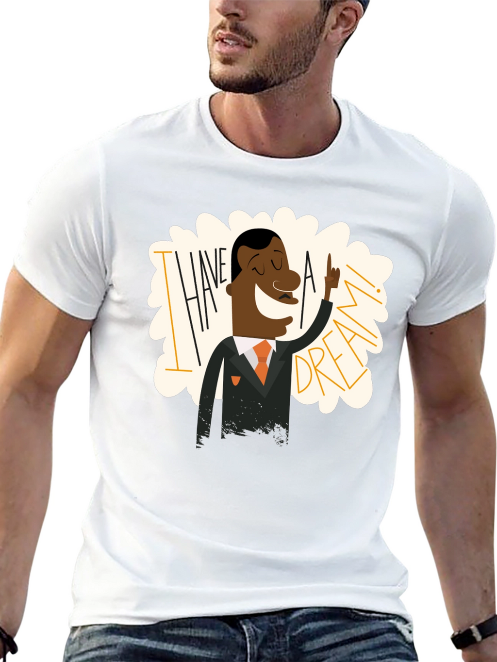 I Have a Dream MLK Graphic Tee - Black