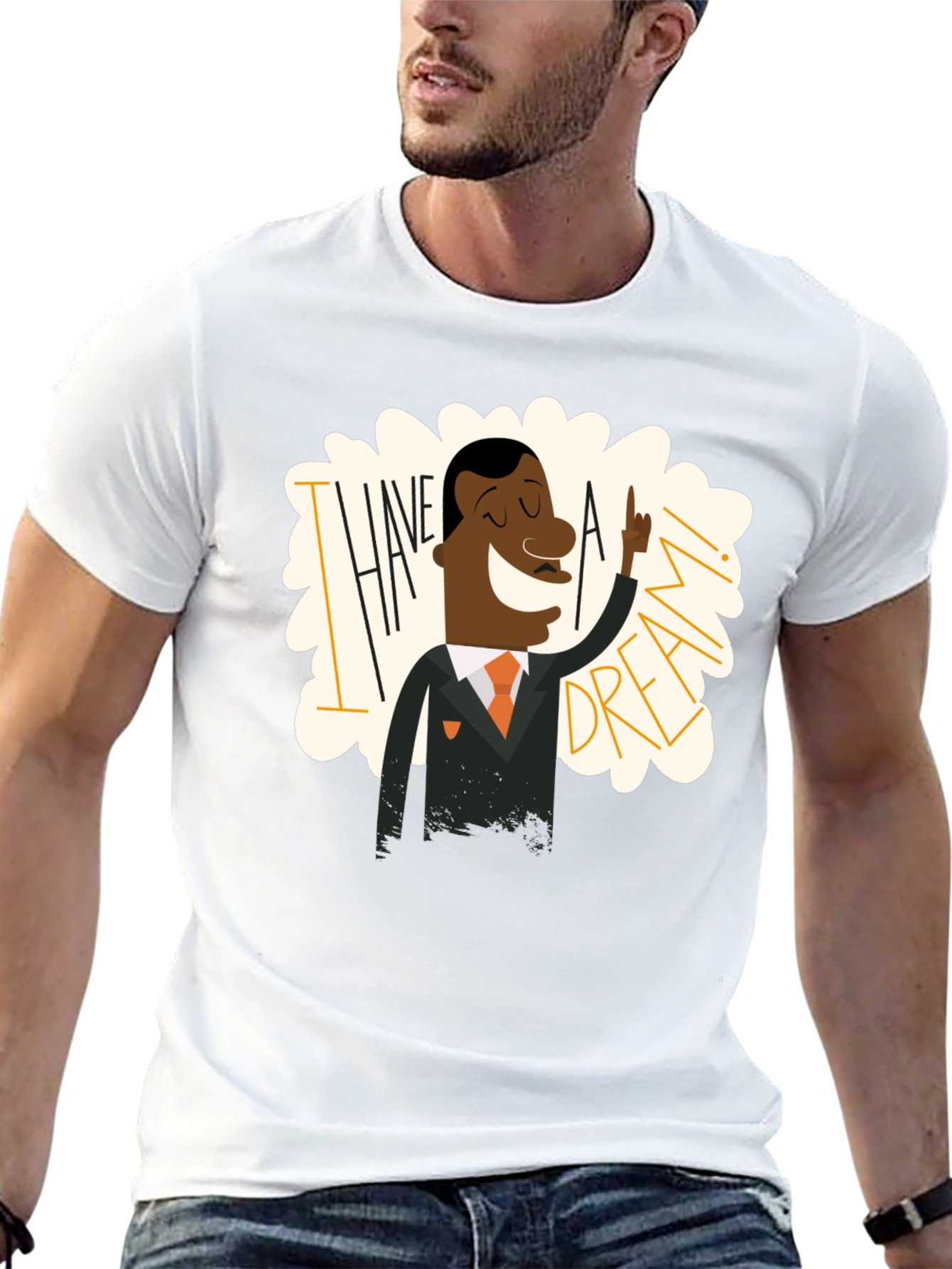 I Have a Dream MLK Graphic Tee - Black