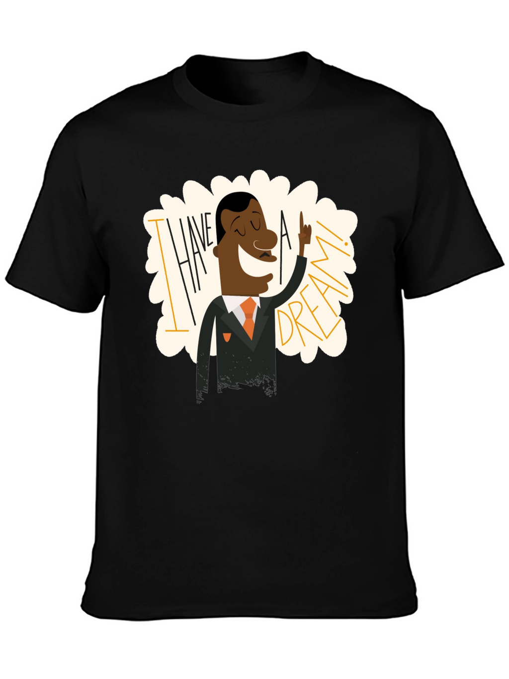 I Have a Dream MLK Graphic Tee - Black