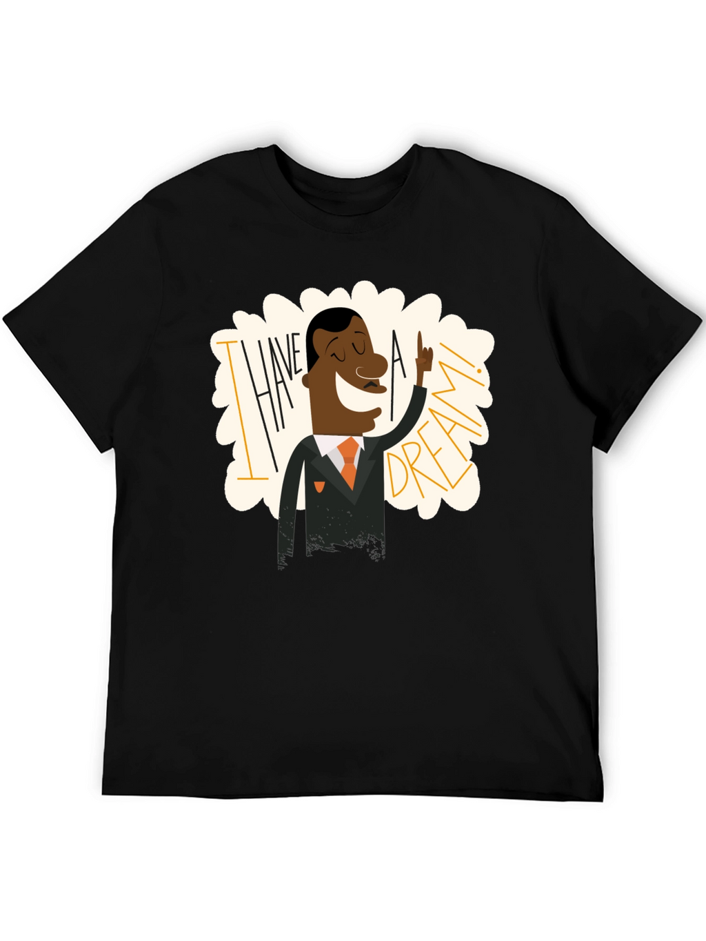 I Have a Dream MLK Graphic Tee - Black
