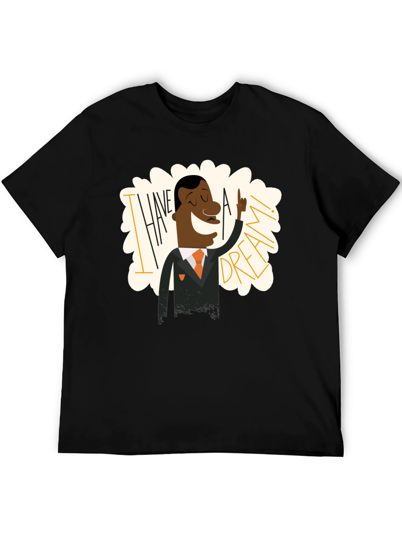 I Have a Dream MLK Graphic Tee - Black