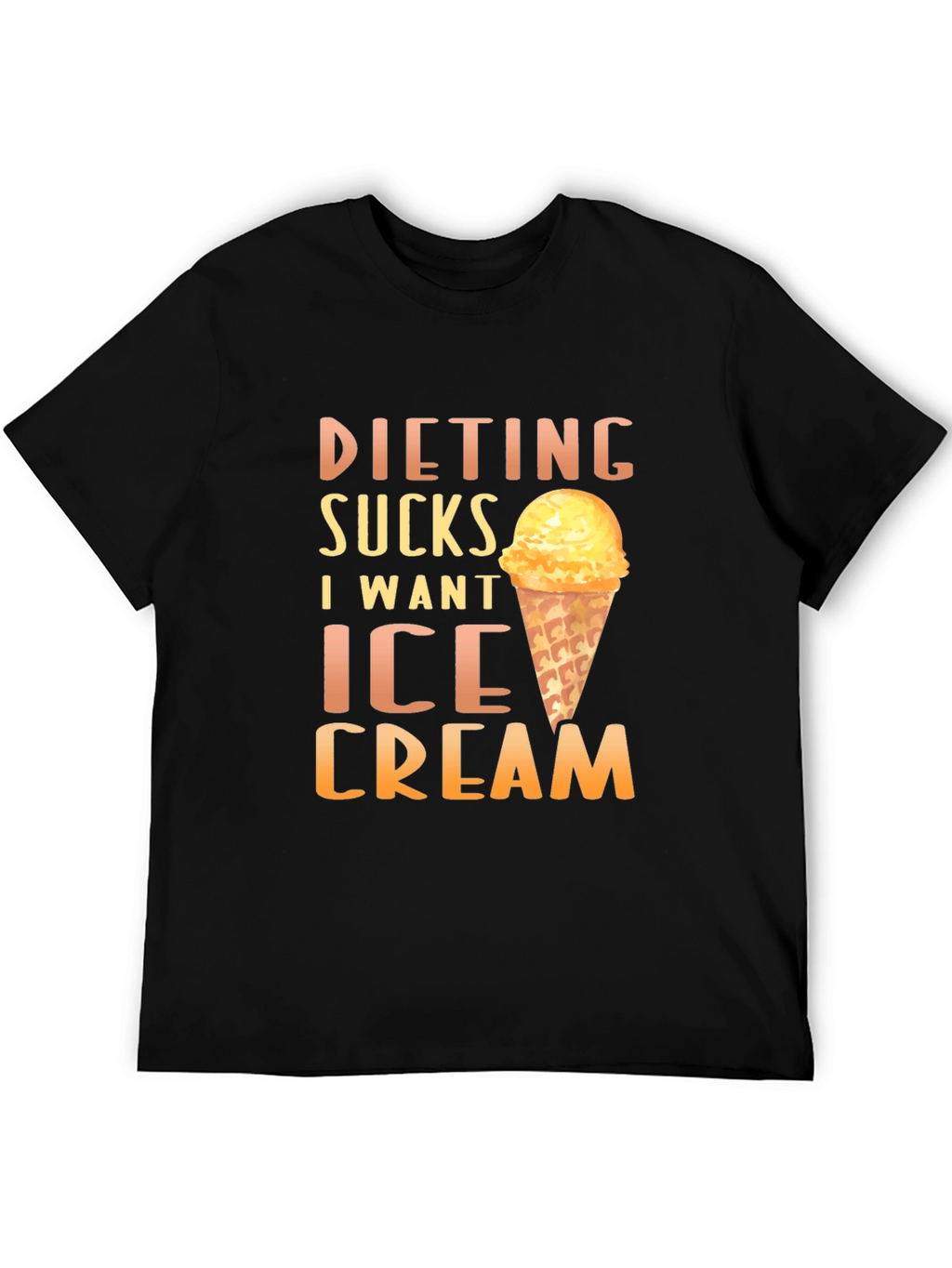 Dieting Sucks Ice Cream T-Shirt