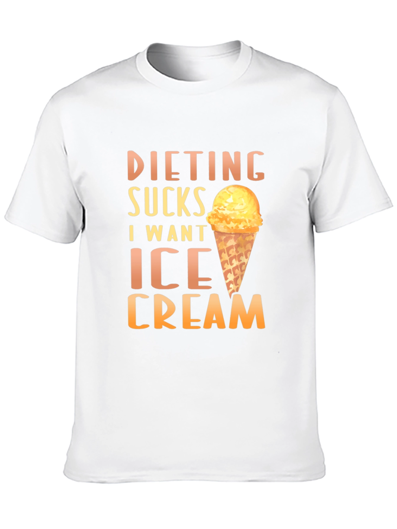 Dieting Sucks Ice Cream T-Shirt