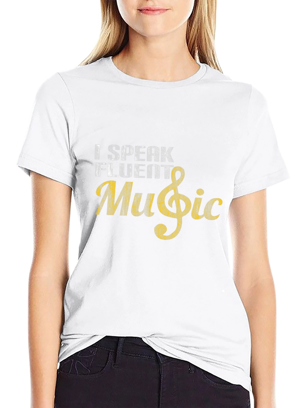 I Speak Fluent Music Black T-Shirt