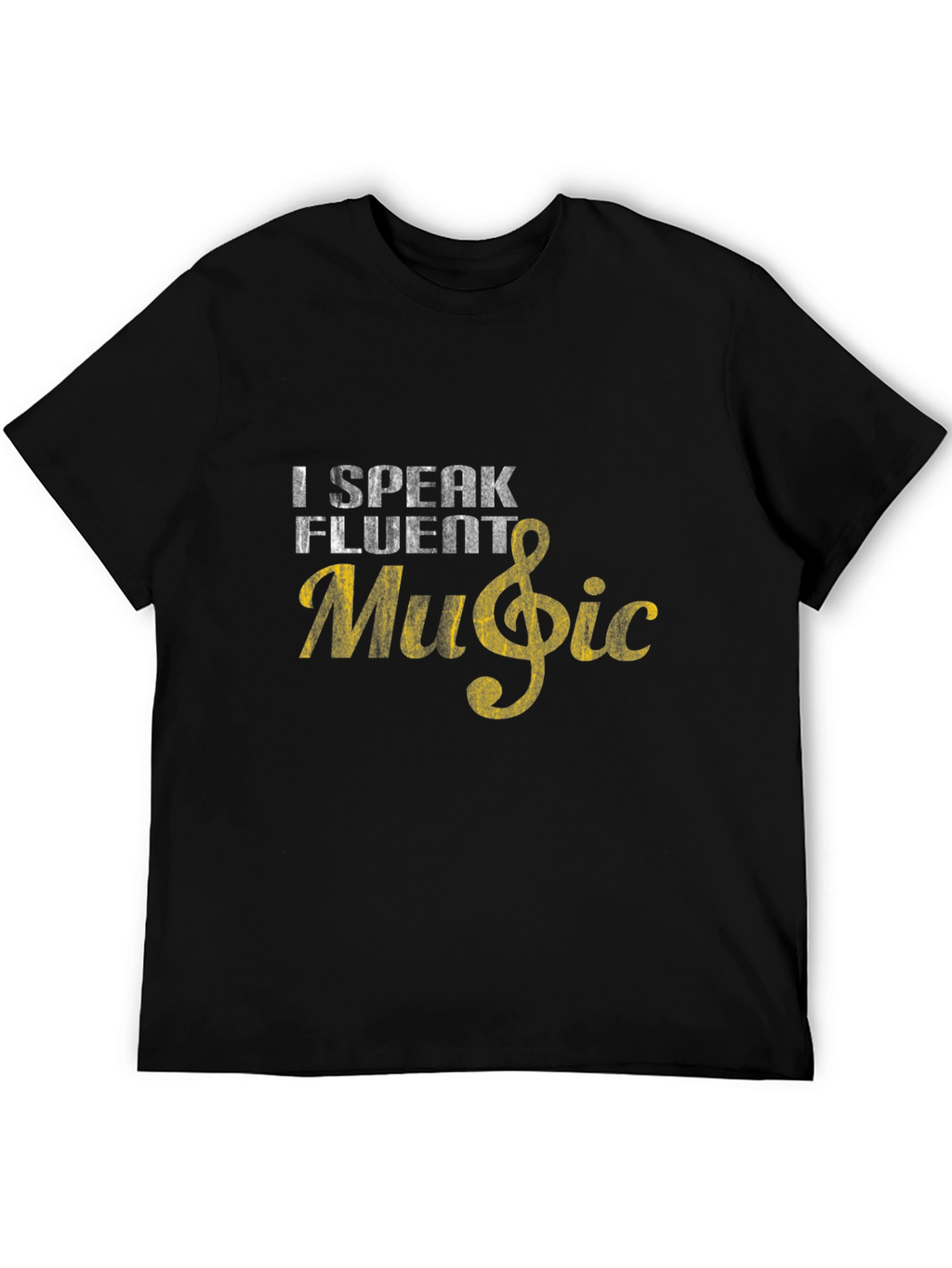 I Speak Fluent Music Black T-Shirt