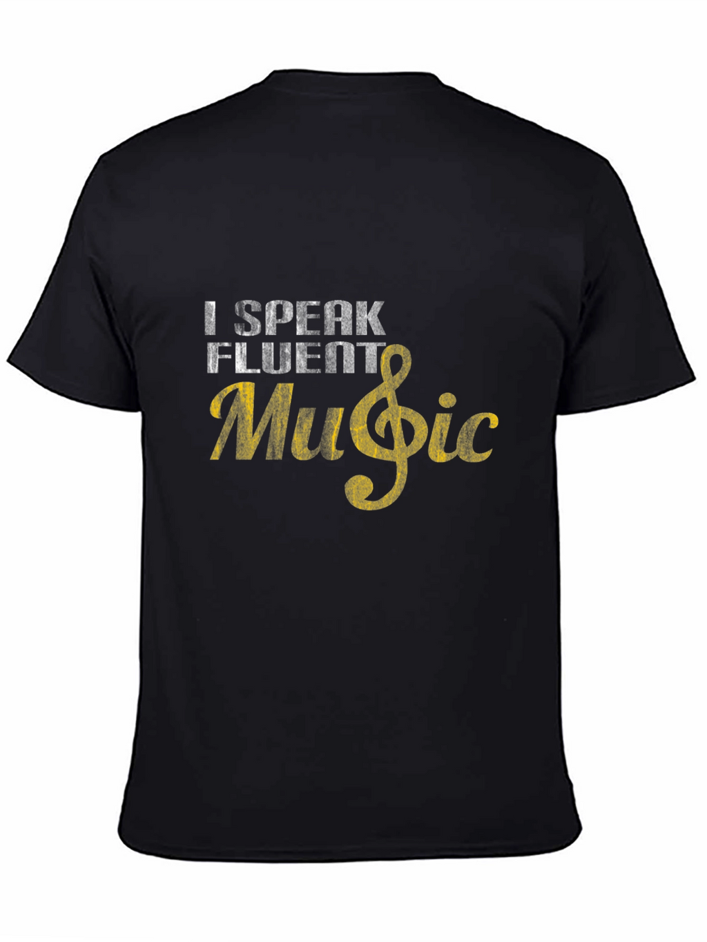 I Speak Fluent Music Black T-Shirt