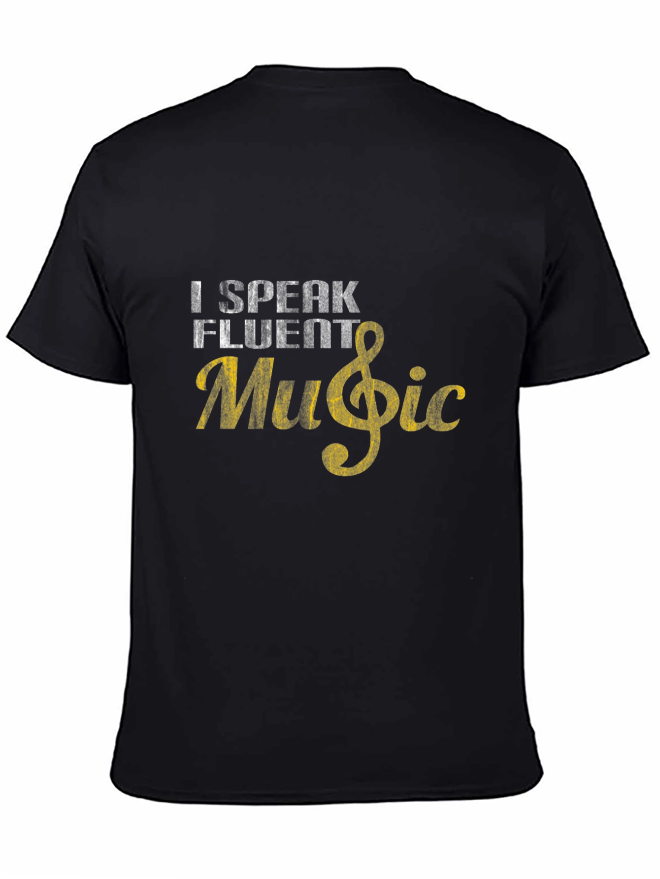 I Speak Fluent Music Black T-Shirt