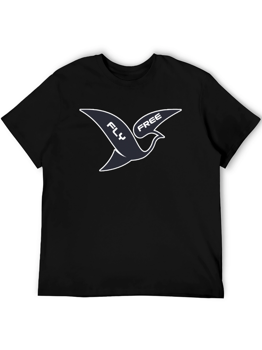 Fly Free Graphic Tee - Mens Casual Shirt