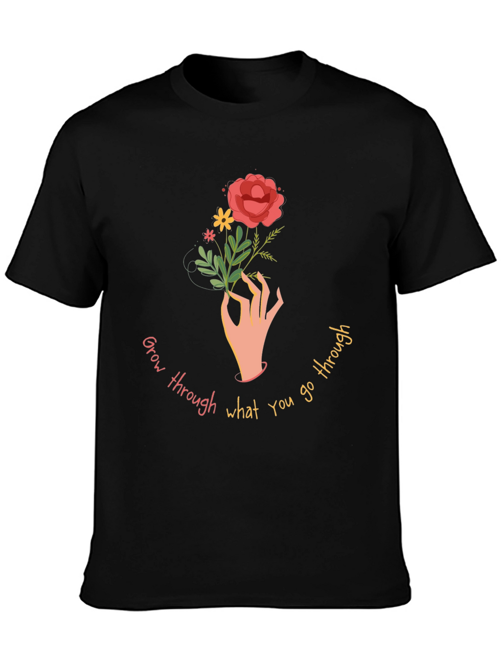 Grow Through What You Go Through Graphic Tee