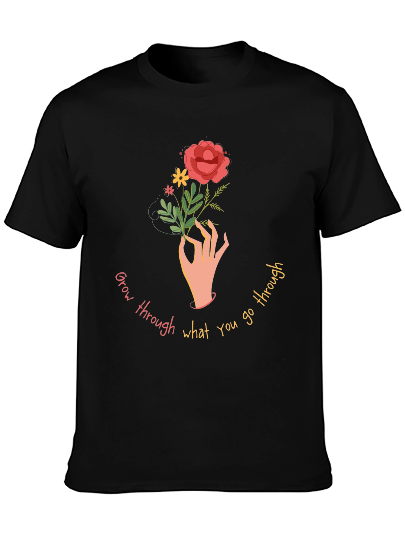 Grow Through What You Go Through Graphic Tee