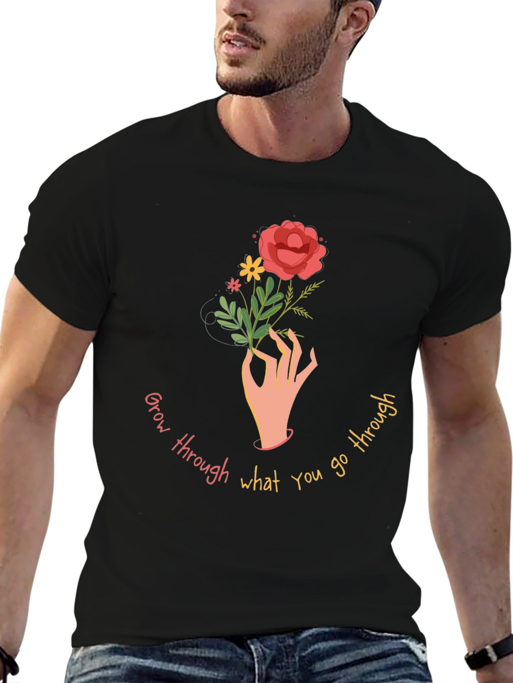 Grow Through What You Go Through Graphic Tee