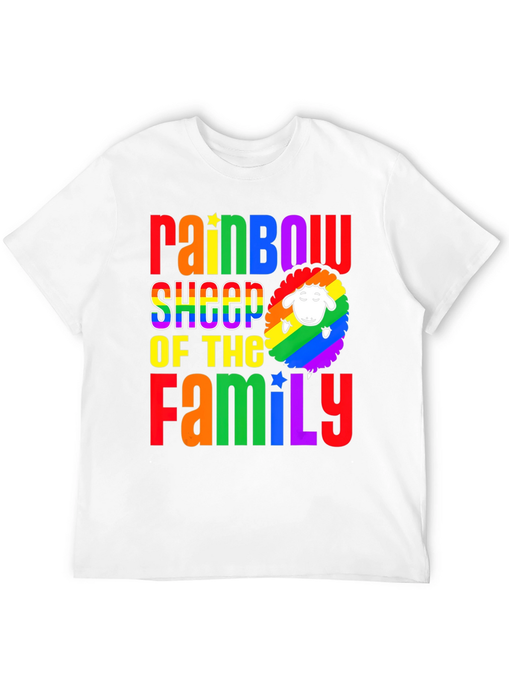 Rainbow Sheep of the Family Pride T-Shirt