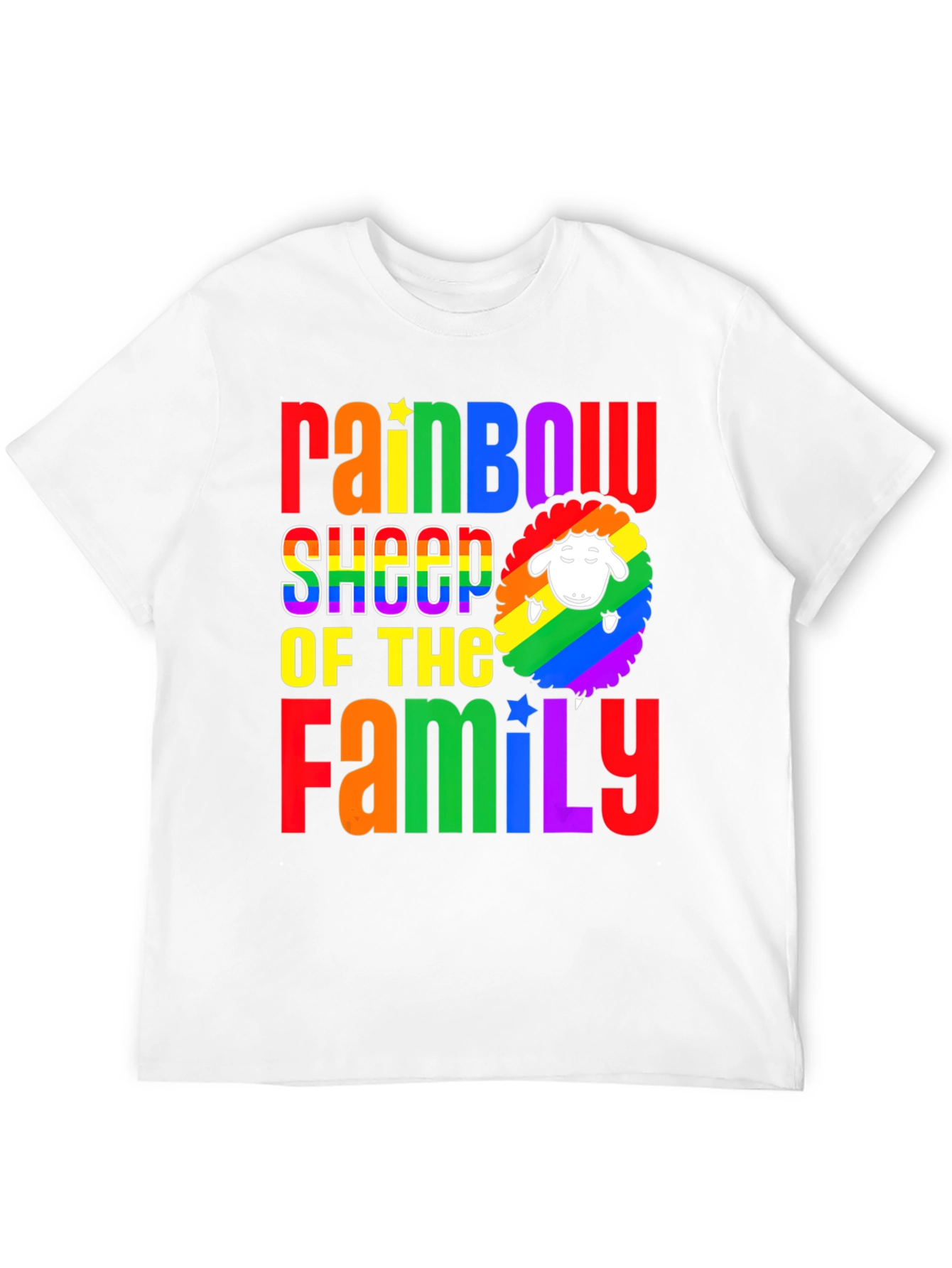 Rainbow Sheep of the Family Pride T-Shirt