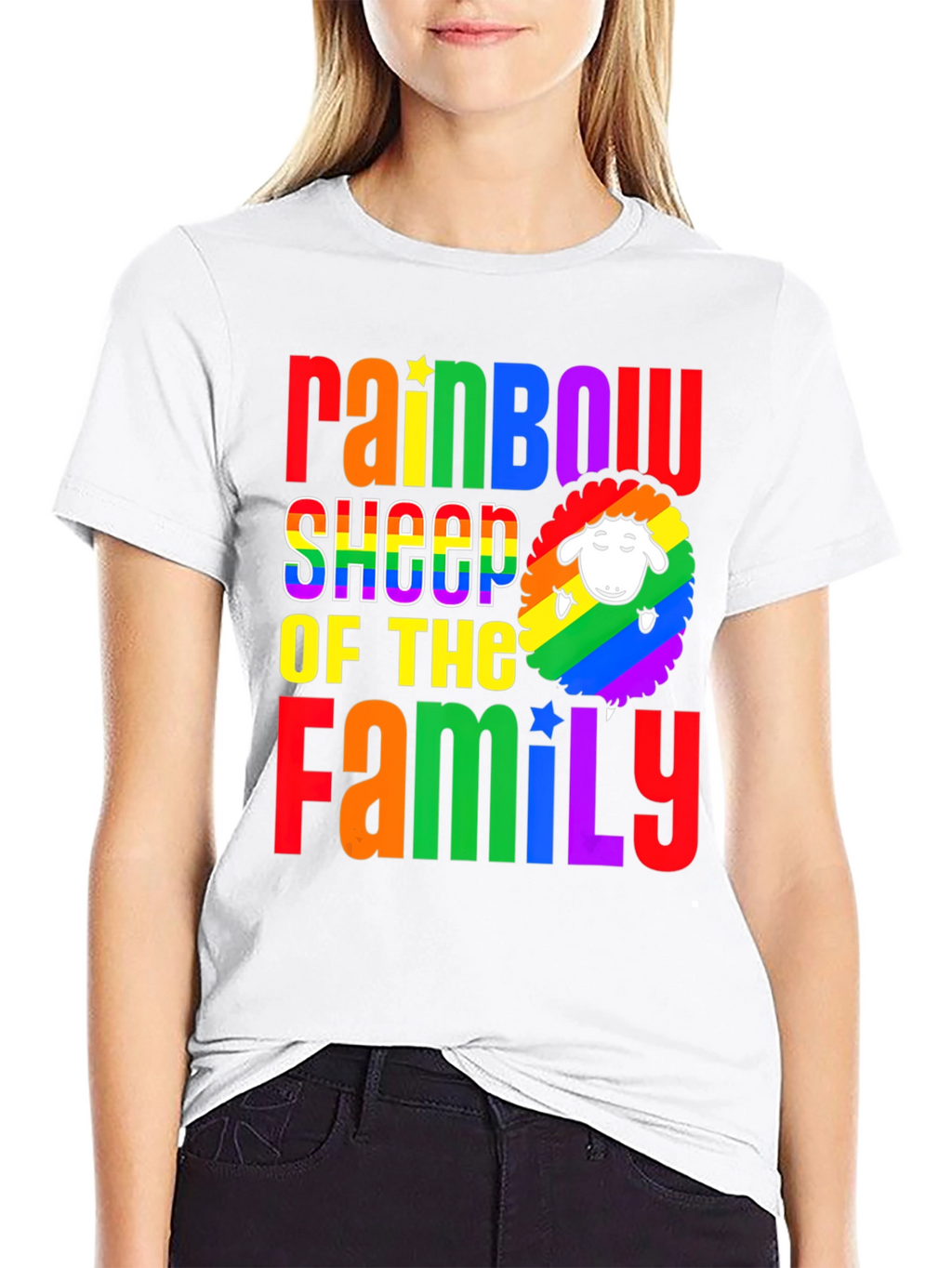 Rainbow Sheep of the Family Pride T-Shirt