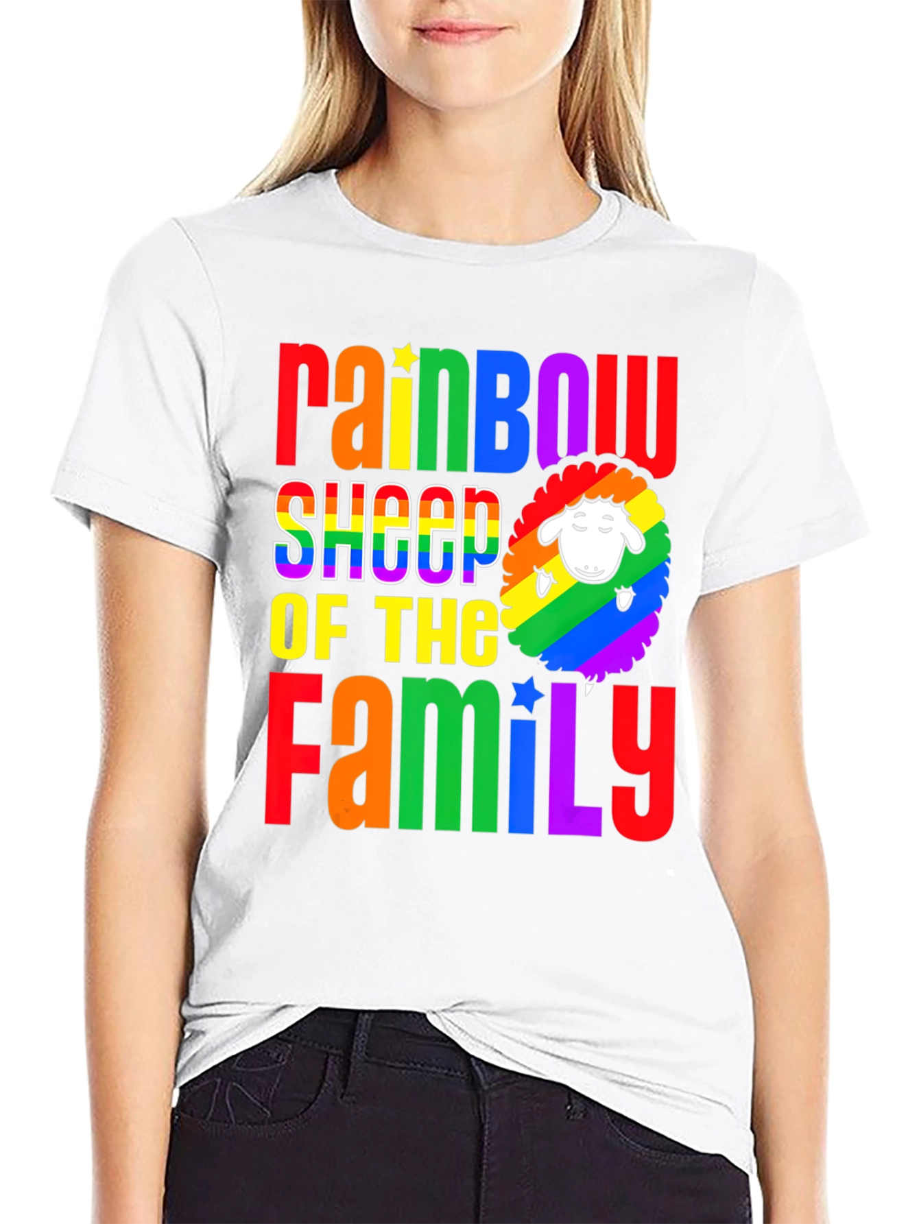 Rainbow Sheep of the Family Pride T-Shirt