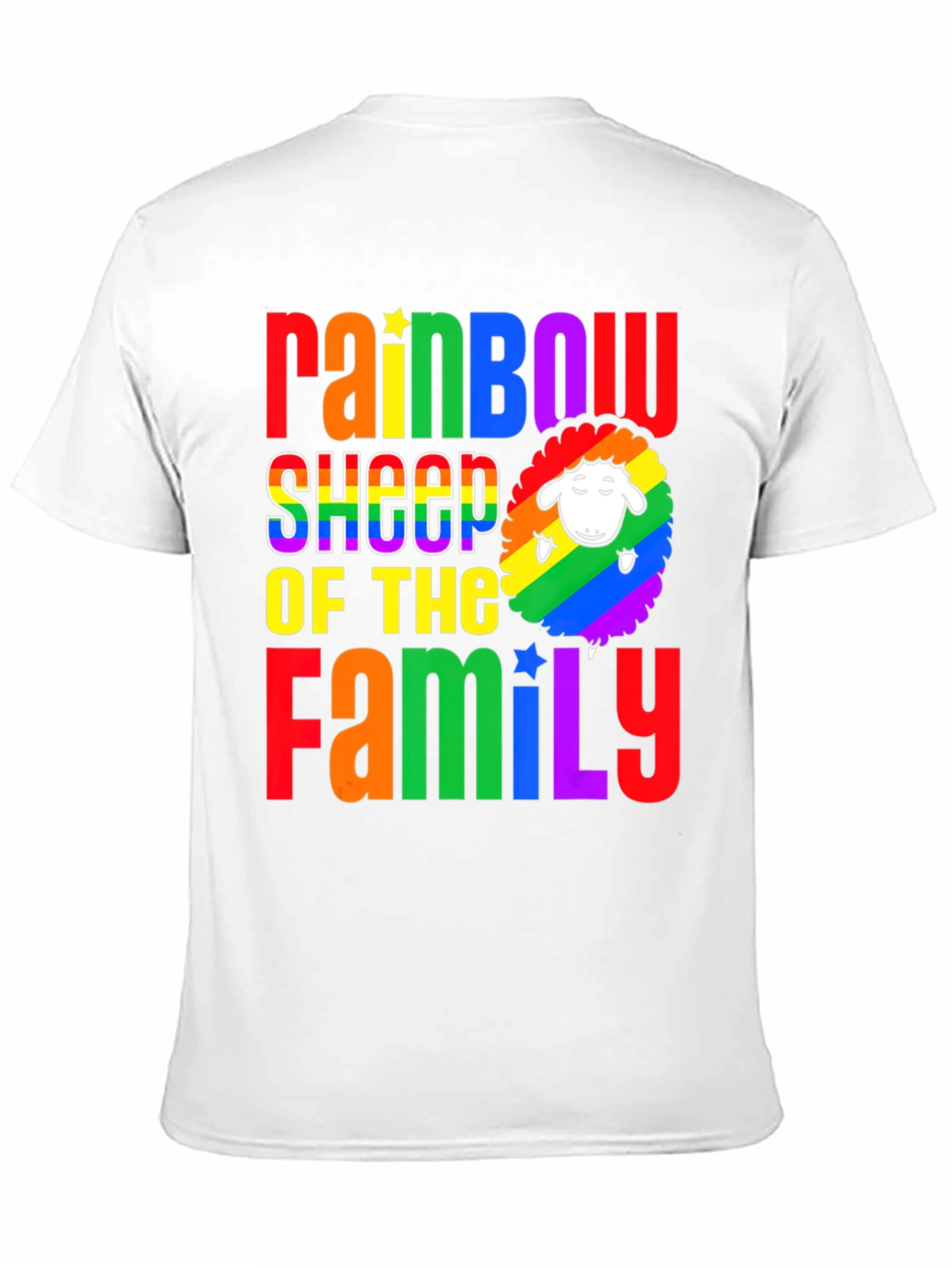 Rainbow Sheep of the Family Pride T-Shirt