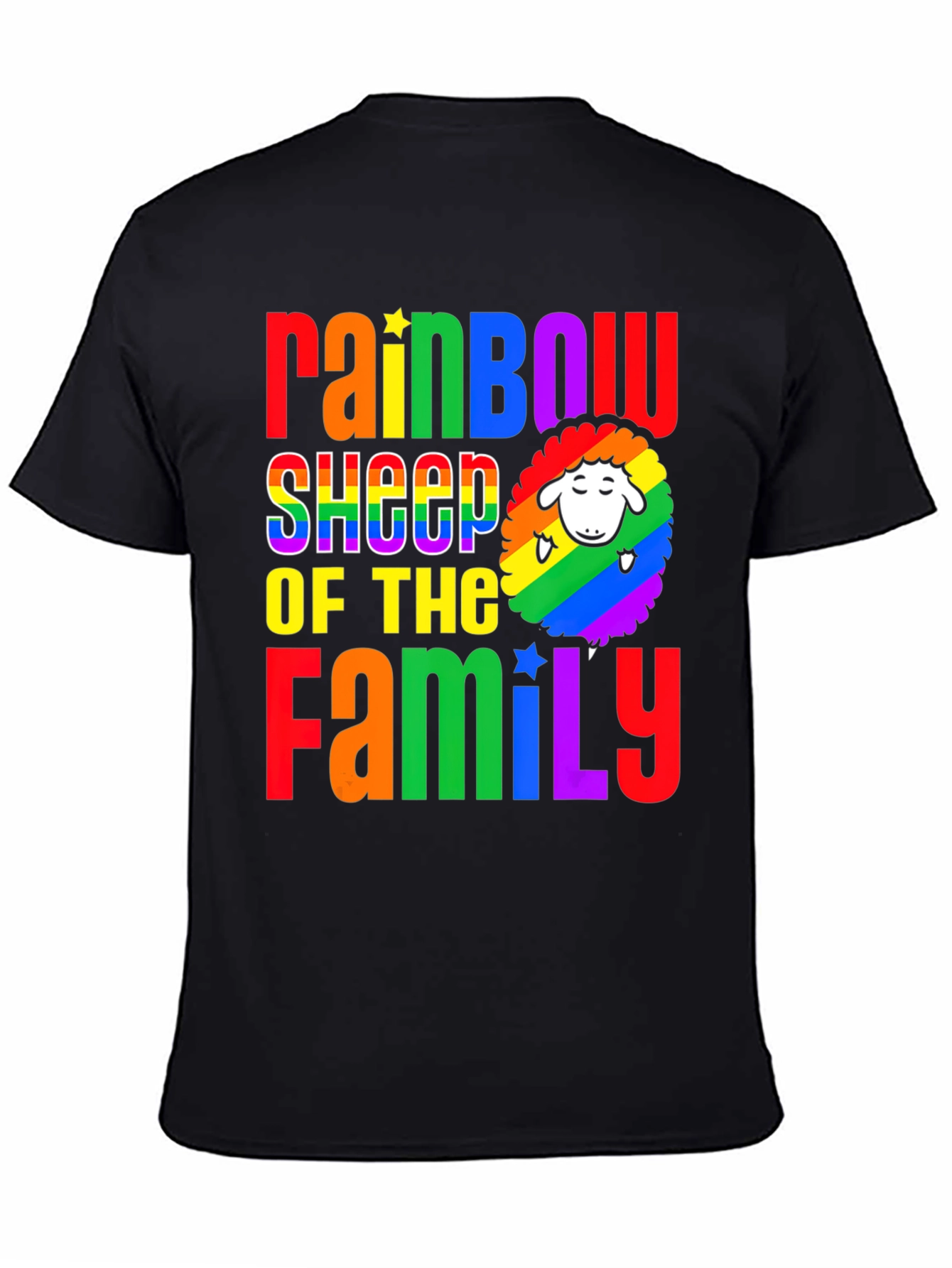 Rainbow Sheep of the Family Pride T-Shirt