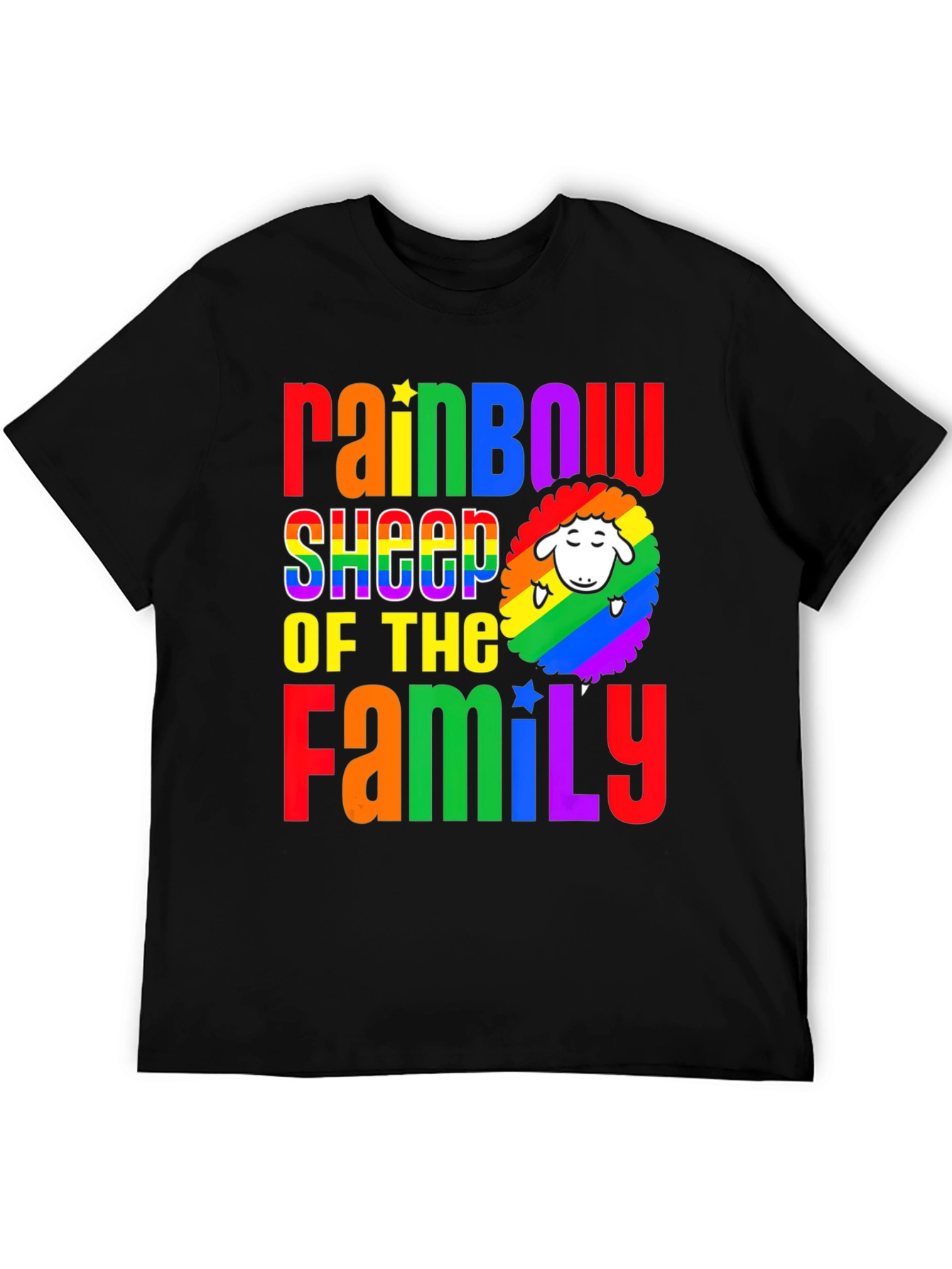 Rainbow Sheep of the Family Pride T-Shirt