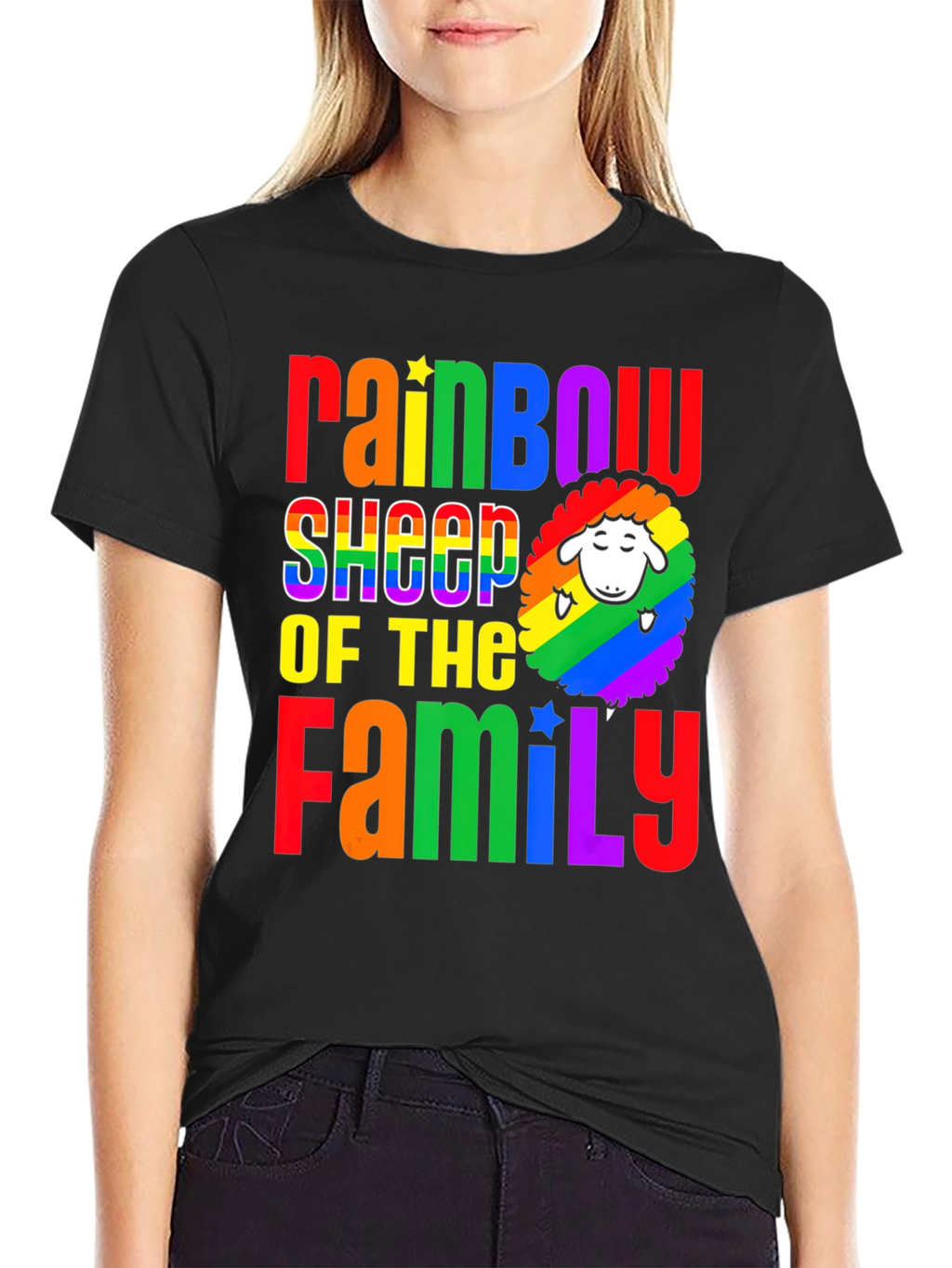 Rainbow Sheep of the Family Pride T-Shirt