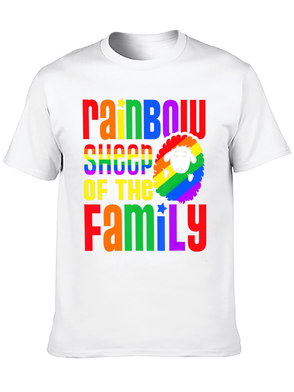 Rainbow Sheep of the Family Pride T-Shirt