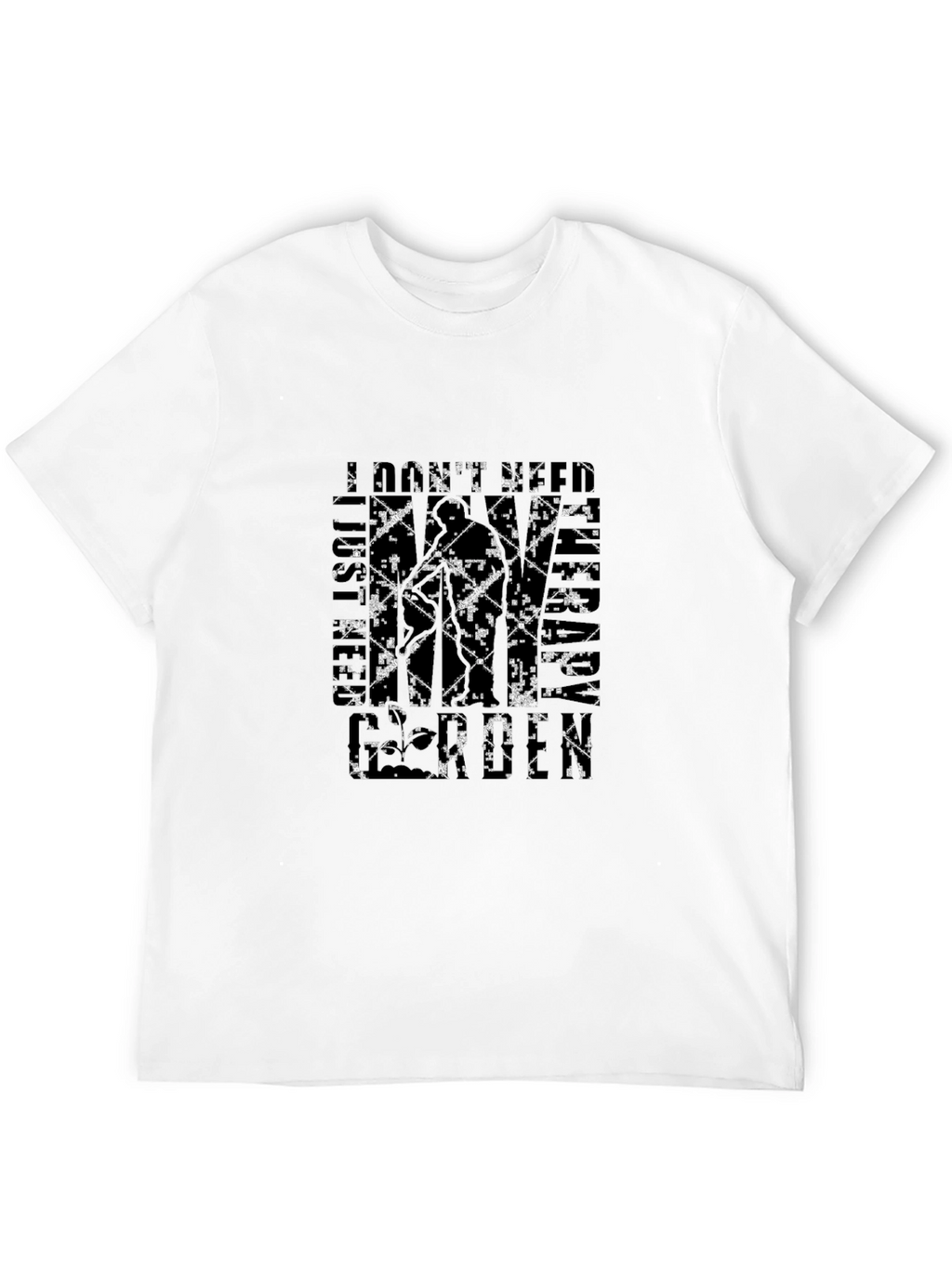 Distressed Graphic Tee - I Dont Need Google